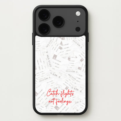 Catch Flights Not Feelings Collage Phone Case for iPhone 17 Pro Max