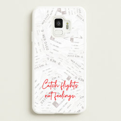 Catch Flights Not Feelings Collage  - Hot Girl Summer Phone Case for Galaxy S9