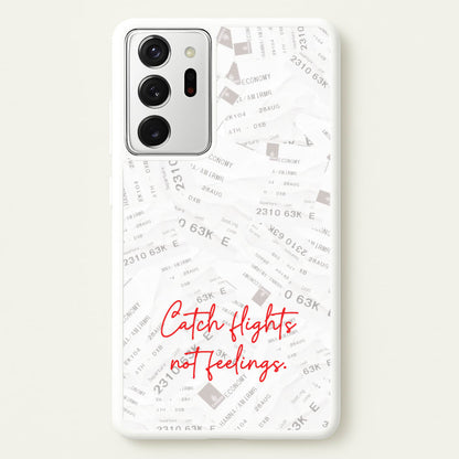 Catch Flights Not Feelings Collage  - Hot Girl Summer Phone Case for Galaxy Note 20 Ultra