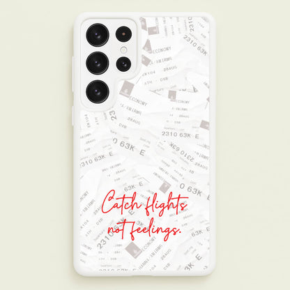 Catch Flights Not Feelings Collage  - Hot Girl Summer Phone Case for Galaxy S23 Ultra