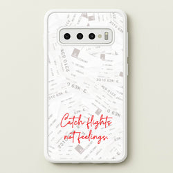 Catch Flights Not Feelings Collage  - Hot Girl Summer Phone Case for Galaxy S10 Plus