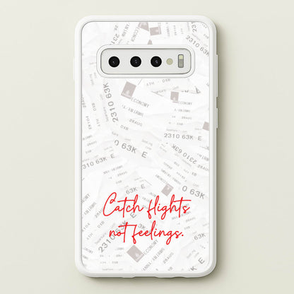Catch Flights Not Feelings Collage  - Hot Girl Summer Phone Case for Galaxy S10 Plus