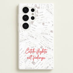 Catch Flights Not Feelings Collage  - Hot Girl Summer Phone Case for Galaxy S25 Ultra