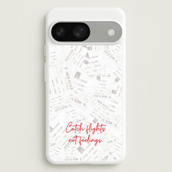 Catch Flights Not Feelings Collage  - Hot Girl Summer Phone Case for Google Pixel 9 / 9 Pro