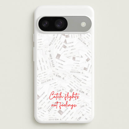 Catch Flights Not Feelings Collage  - Hot Girl Summer Phone Case for Google Pixel 9 / 9 Pro