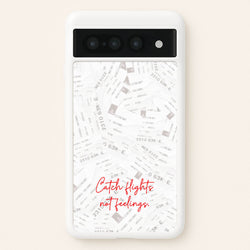 Catch Flights Not Feelings Collage  - Hot Girl Summer Phone Case for Google Pixel 7 Pro