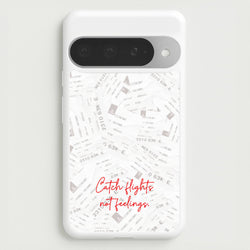 Catch Flights Not Feelings Collage Phone Case for Google Pixel 10 Pro XL