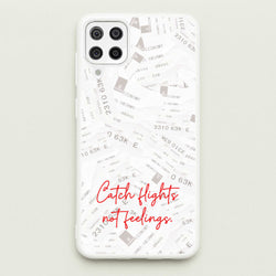 Catch Flights Not Feelings Collage  - Hot Girl Summer Phone Case for Galaxy A12