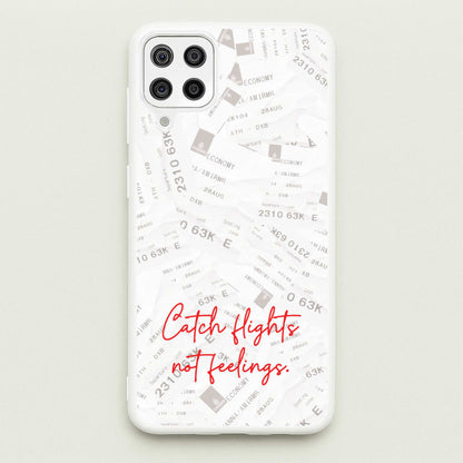 Catch Flights Not Feelings Collage  - Hot Girl Summer Phone Case for Galaxy A12