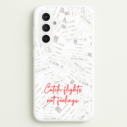 Catch Flights Not Feelings Collage  - Hot Girl Summer Phone Case for Galaxy S23FE