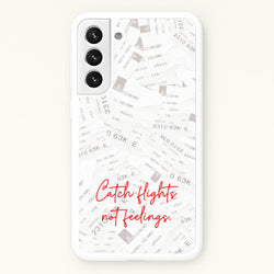 Catch Flights Not Feelings Collage  - Hot Girl Summer Phone Case for Galaxy S21