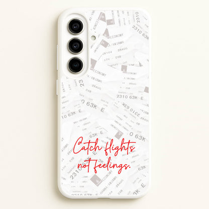 Catch Flights Not Feelings Collage  - Hot Girl Summer Phone Case for Galaxy A56