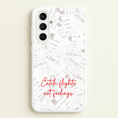 Catch Flights Not Feelings Collage  - Hot Girl Summer Phone Case for Galaxy A16
