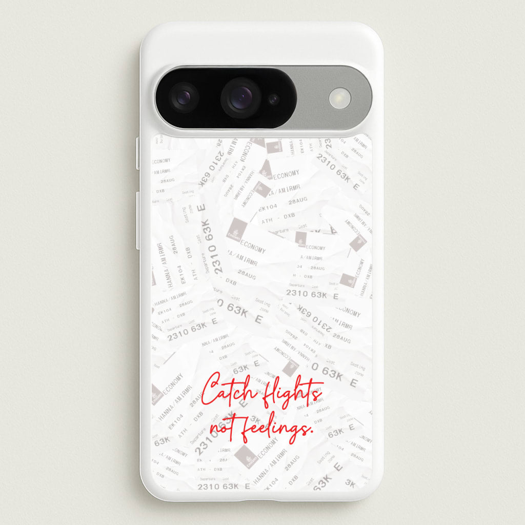 Catch Flights Not Feelings Collage Phone Case for Google Pixel 10 / 10 Pro