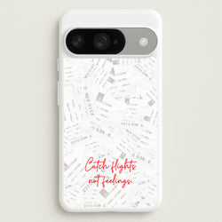 Catch Flights Not Feelings Collage Phone Case for Google Pixel 10 / 10 Pro