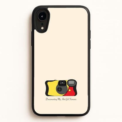 Documenting My Hot Girl Summer Camera  - Hot Girl Summer Phone Case for iPhone XR