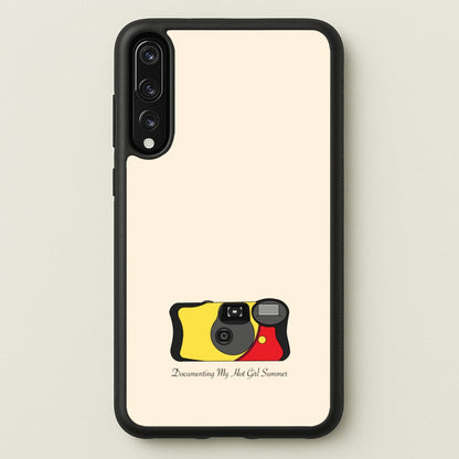 Documenting My Hot Girl Summer Camera  - Hot Girl Summer Phone Case for Huawei P20 Pro
