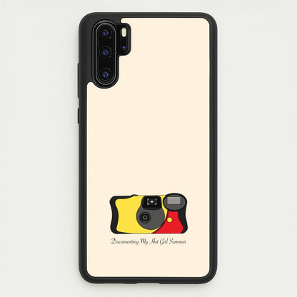 Documenting My Hot Girl Summer Camera  - Hot Girl Summer Phone Case for Huawei P30 Pro