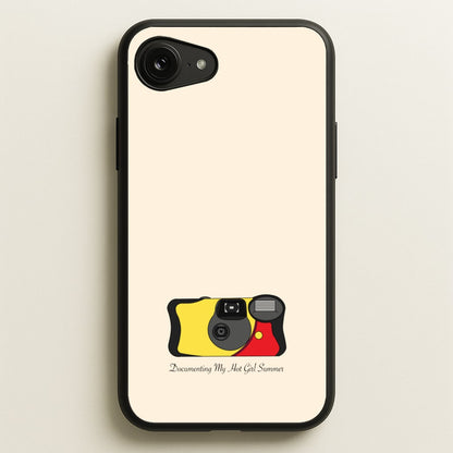Documenting My Hot Girl Summer Camera  - Hot Girl Summer Phone Case for iPhone 16e
