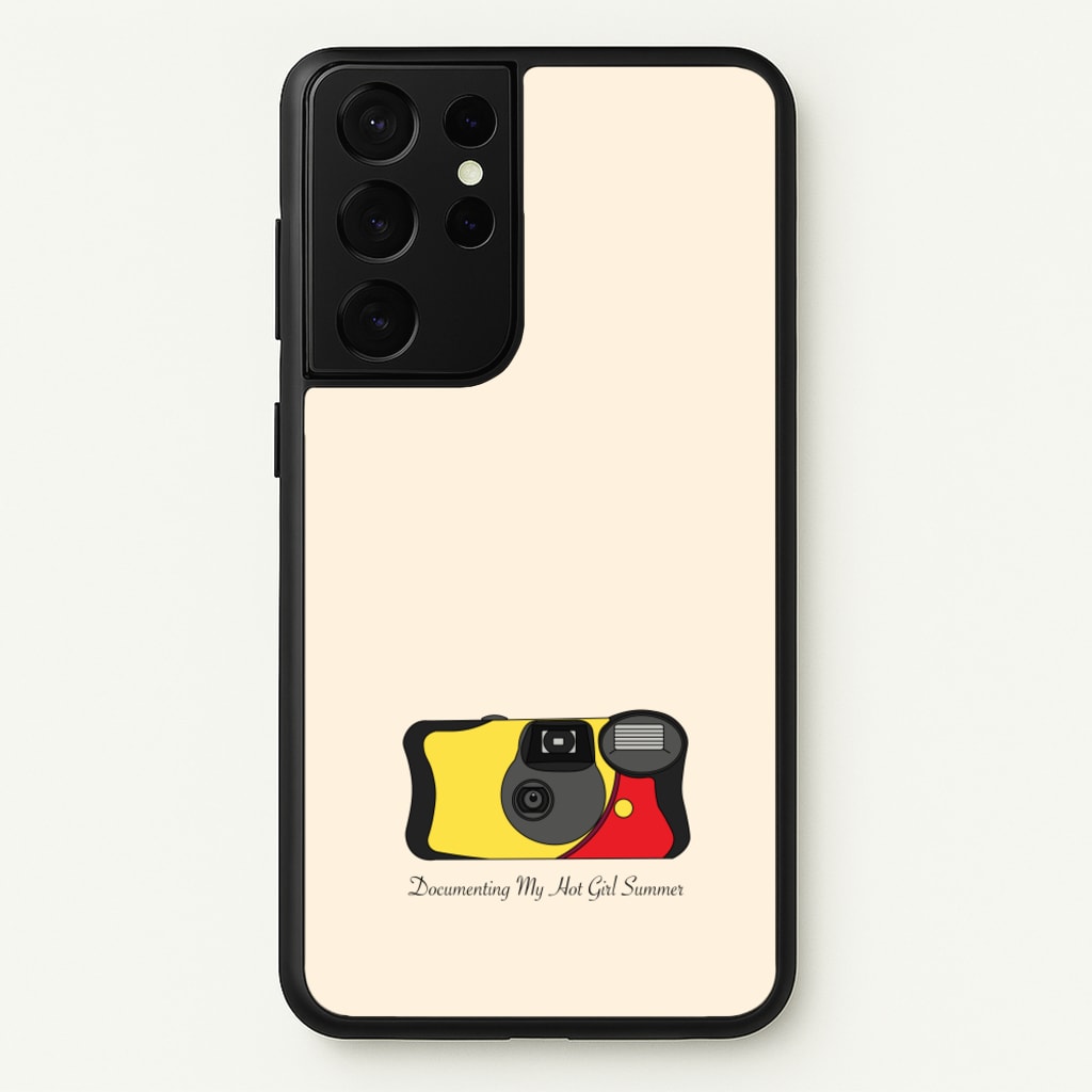 Documenting My Hot Girl Summer Camera  - Hot Girl Summer Phone Case for Galaxy S21 Ultra