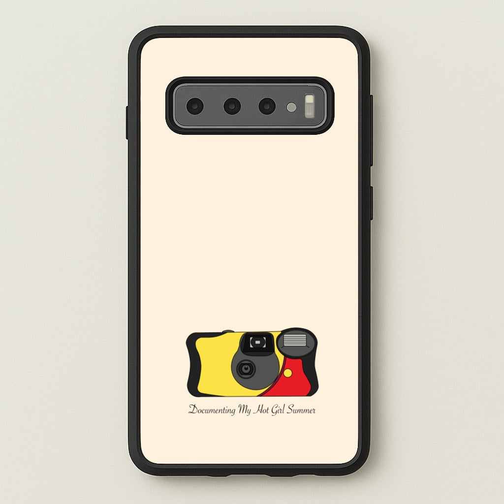 Documenting My Hot Girl Summer Camera  - Hot Girl Summer Phone Case for Galaxy S10