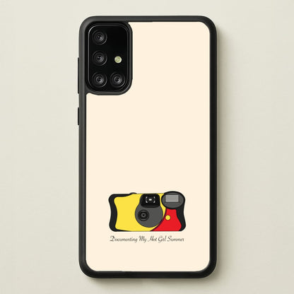 Documenting My Hot Girl Summer Camera  - Hot Girl Summer Phone Case for Galaxy A71
