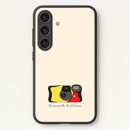 Documenting My Hot Girl Summer Camera  - Hot Girl Summer Phone Case for Galaxy S24FE