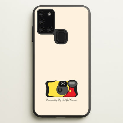 Documenting My Hot Girl Summer Camera  - Hot Girl Summer Phone Case for Galaxy A21s