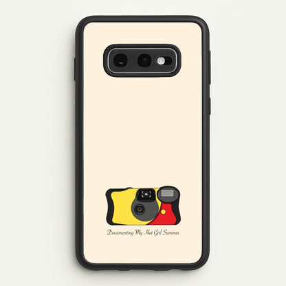 Documenting My Hot Girl Summer Camera  - Hot Girl Summer Phone Case for Galaxy S10e