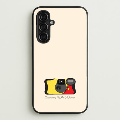 Documenting My Hot Girl Summer Camera  - Hot Girl Summer Phone Case for Galaxy A16