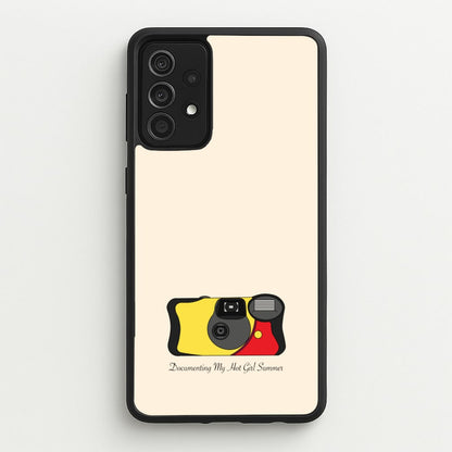 Documenting My Hot Girl Summer Camera  - Hot Girl Summer Phone Case for Galaxy A52 / A52s