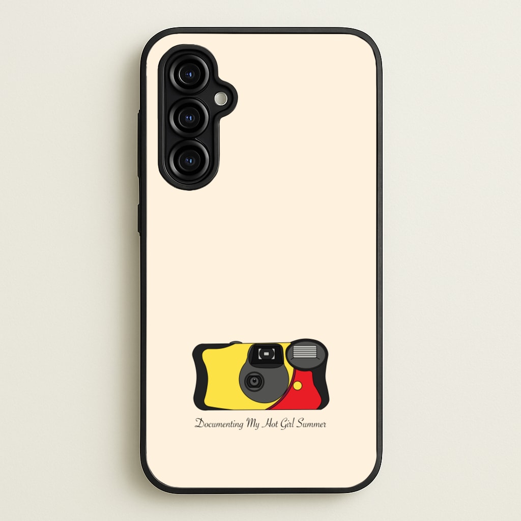 Documenting My Hot Girl Summer Camera  - Hot Girl Summer Phone Case for Galaxy A54