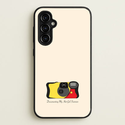 Documenting My Hot Girl Summer Camera  - Hot Girl Summer Phone Case for Galaxy A54