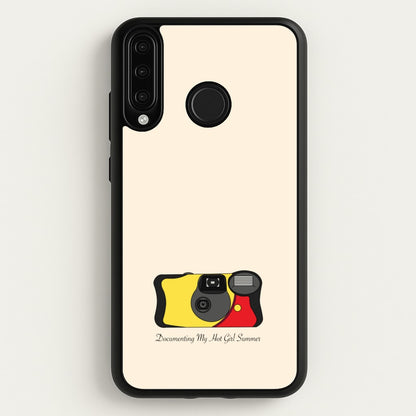 Documenting My Hot Girl Summer Camera  - Hot Girl Summer Phone Case for Huawei P30 Lite