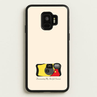 Documenting My Hot Girl Summer Camera  - Hot Girl Summer Phone Case for Galaxy S9