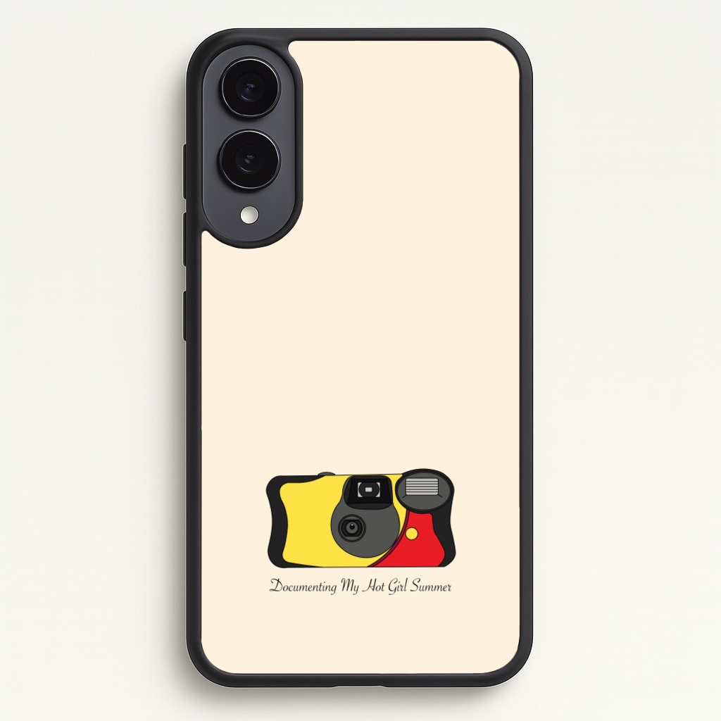 Documenting My Hot Girl Summer Camera  - Hot Girl Summer Phone Case for Galaxy S25 Edge