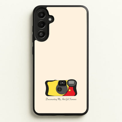 Documenting My Hot Girl Summer Camera  - Hot Girl Summer Phone Case for Galaxy A36