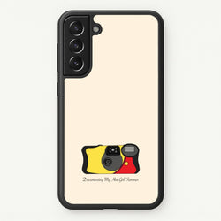 Documenting My Hot Girl Summer Camera  - Hot Girl Summer Phone Case for Galaxy S22