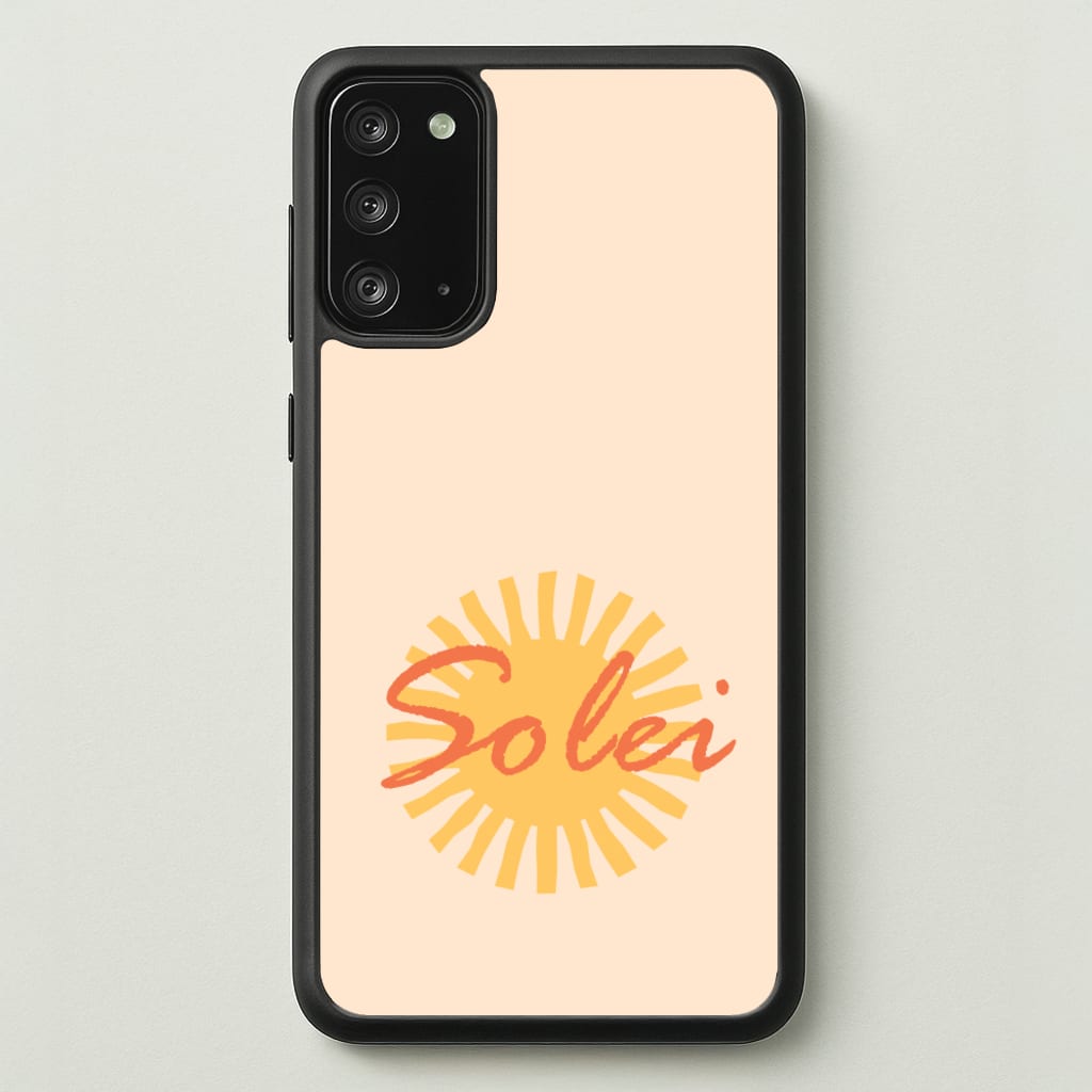 Abstract Sun Solei  - Hot Girl Summer Phone Case for Galaxy Note 20