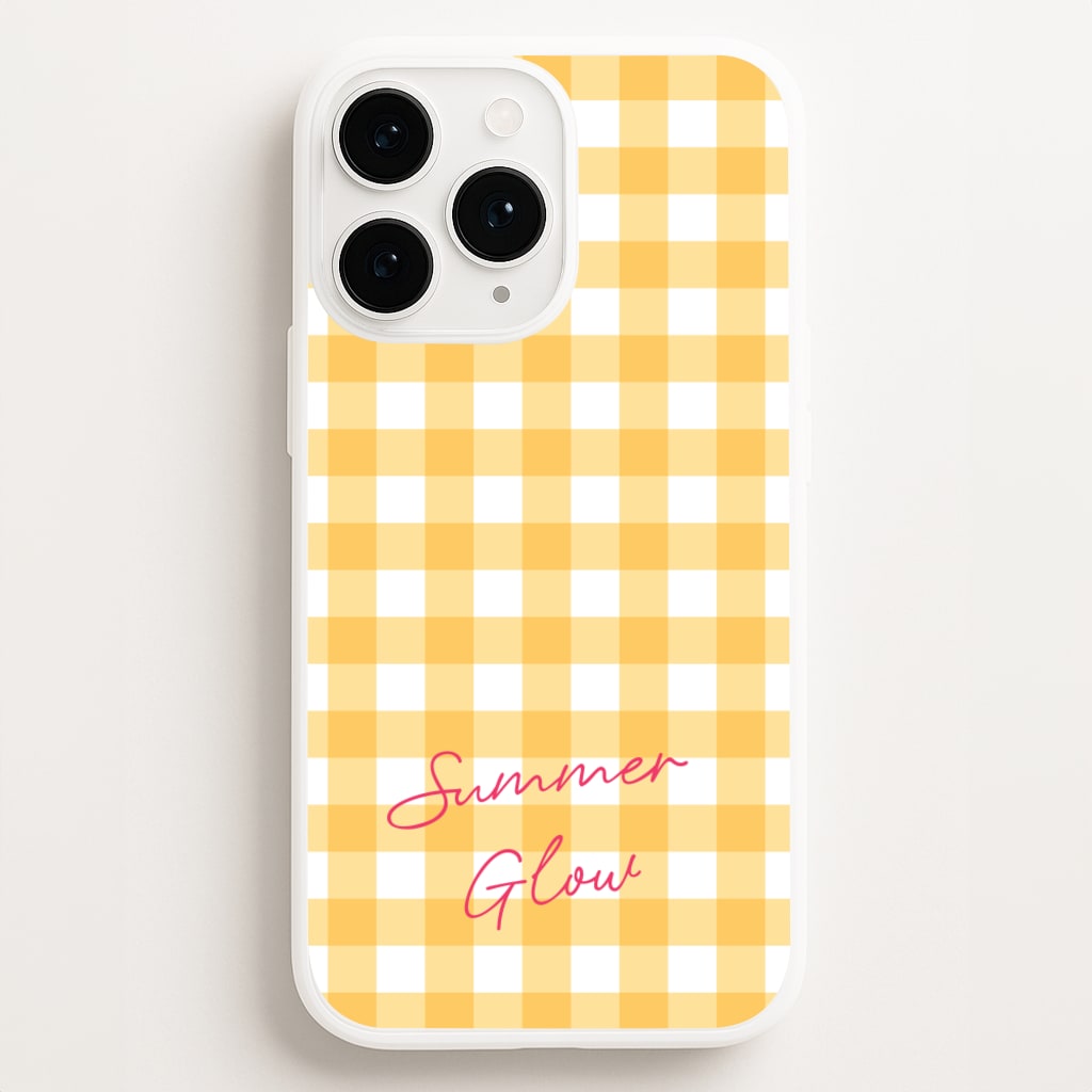 Tartan Summer Glow Phone Case