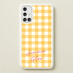 Tartan Summer Glow  - Hot Girl Summer Phone Case for Galaxy A71