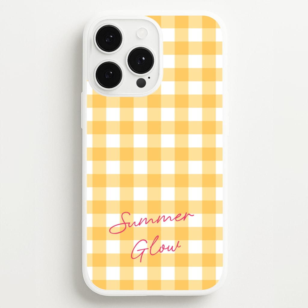 Tartan Summer Glow  - Hot Girl Summer Phone Case for iPhone 13 Pro Max
