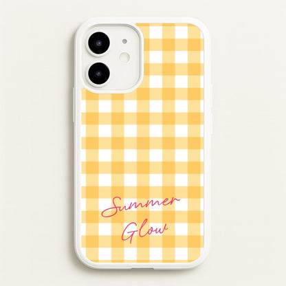 Tartan Summer Glow  - Hot Girl Summer Phone Case for iPhone 12 / 12 Pro