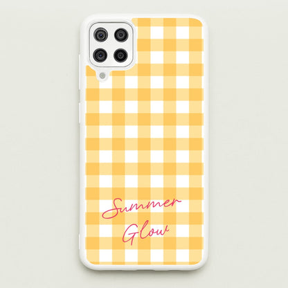 Tartan Summer Glow  - Hot Girl Summer Phone Case for Galaxy A12