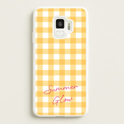 Tartan Summer Glow  - Hot Girl Summer Phone Case for Galaxy S9