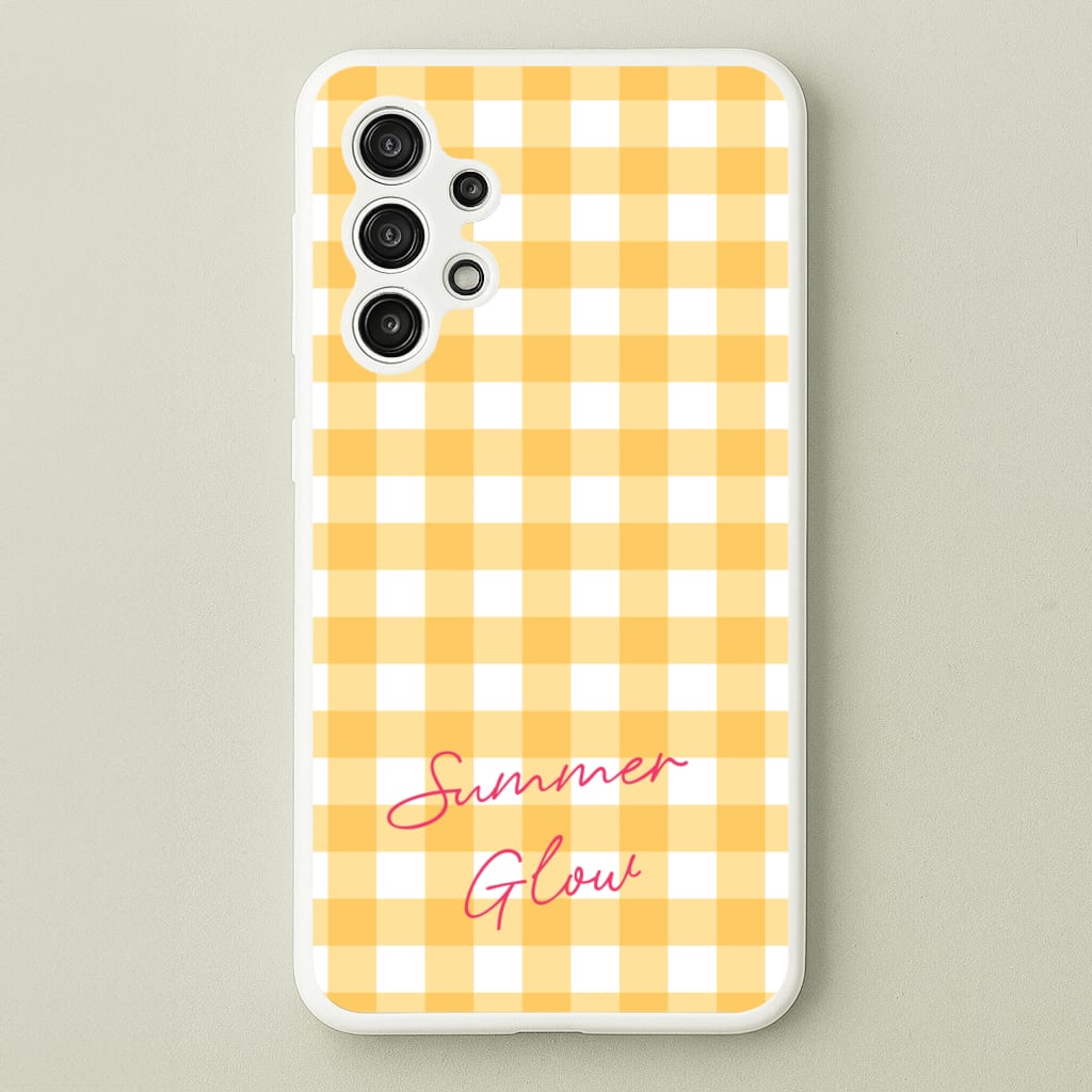 Tartan Summer Glow  - Hot Girl Summer Phone Case for Galaxy A13