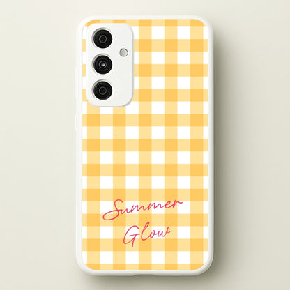 Tartan Summer Glow  - Hot Girl Summer Phone Case for Galaxy A15