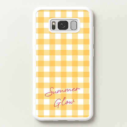 Tartan Summer Glow  - Hot Girl Summer Phone Case for Galaxy S8 Plus