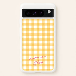 Tartan Summer Glow  - Hot Girl Summer Phone Case for Google Pixel 8 Pro