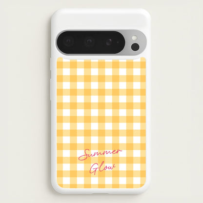 Tartan Summer Glow  - Hot Girl Summer Phone Case for Google Pixel 9 Pro XL